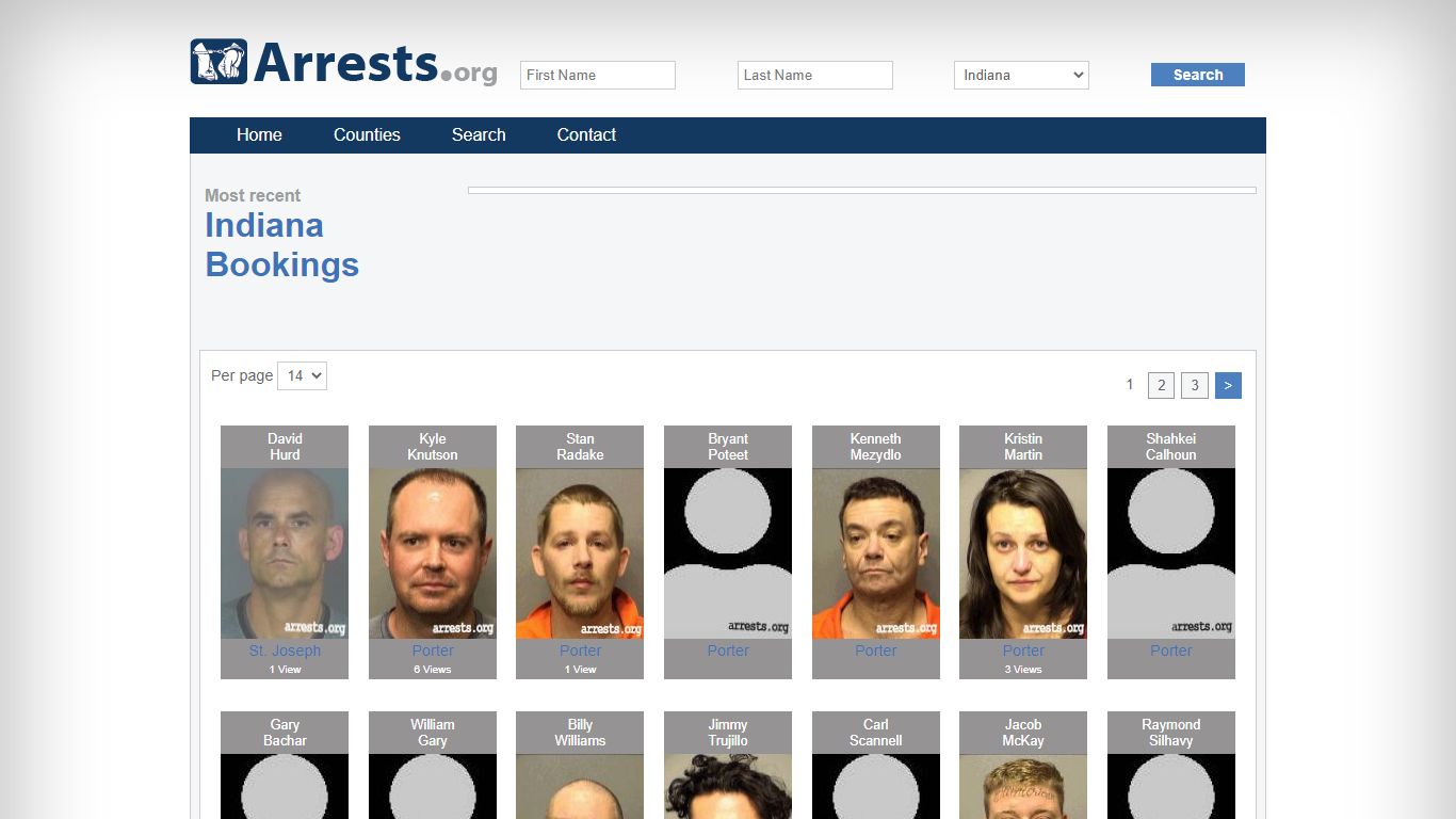 Indiana Arrests and Inmate Search